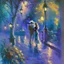 Placeholder: in the shadows romantic mood impressionist style