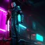 Placeholder: Actor, tom hardy, replicant man, blade runner style, rain, fog, neon ambient, gradient color, clean skin, circuits, latex coat, cyber punk, neon, tubes, portrait, studio photo, unreal engine 5, smooth color, 16 bit, god lights, ray tracing, RTX, lumen lighting, ultra deatail, volumetric lighting, 3d, finely drawn, hd.