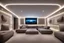 Placeholder: dedicated home cinema room with LED lighting in the walls make sure the room is completely symmetrical