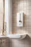 Placeholder: A stunning poster showcasing a wall-mounted automatic soap dispenser in a luxurious bath setting. The soap dispenser is sleek and modern, exuding a sense of elegance and convenience. The dispenser is mounted on a beautifully tiled wall, adding to the luxurious ambiance of the scene. A hand, perfectly manicured, can be seen under the dispenser, capturing the moment as it pours a stream of liquid soap into the palm. The hand is gracefully positioned, emphasizing the fluidity and smoothness of the