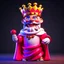 Placeholder: King cheerful 3D nft