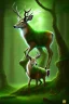 Placeholder: dream deer god druid deep forest green mystic