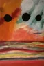 Placeholder: primal wounds; in the style of Kandinsky; thick oil paint