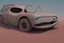 Placeholder: whimsical cartoon car with big eyes and its front grill forming a friendly smile