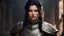 Placeholder: female ancient warrior, black hair, contrast, epic lighting, hyper realistic, intricate details, well lit,
