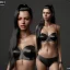 Placeholder: portrait one wonderfull brazilian woman, long black hair, highly realistic, 8k, volumetric lighting, particales,cinamatic, deep colours