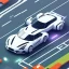 Placeholder: isometric illustration of a futuristic car