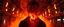 Placeholder: close up portrait of a plasma vampire flickers like hypnotic fire in A cavernous industrial warehouse becomes a fever-dream carnival of fire and smoke, lit exclusively by erratic strobes and the orange glow of unpredictable blazes. The world is drenched in soot, haze, and manic energy — walls drip with condensation, fire extinguishers become absurd props, and every surface reflects the flicker of flames being born and killed in seconds. The visual journey spirals from controlled chaos to full un