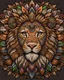 Placeholder: mandala lion, colorful page, with photo realistic concept art no background, digital Art, perfect composition, beautiful detailed intricate insanely detailed octane render trending on artstation, 8 k artistic photography, photorealistic concept art, soft natural volumetric cinematic perfect light, chiaroscuro, award - winning photograph, masterpiece, oil on canvas, raphael, caravaggio, greg rutkowski, beeple, beksinski, giger, black and white still, digital Art, perfect c