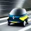 Placeholder: Renault Zoë, hover car, futuristic