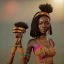 Placeholder: kente african bride model, full body, cinema 4d, octane render, high detail