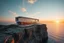 Placeholder: Ultra realistic photo of a futuristic luxury house built on top of a dramatic cliff above the ocean, minimalist architecture, panoramic glass walls, infinity pool, stunning sunset, elegant modern design, manufacturability, sustainability, high performance architecture, cinematic atmosphere, realistic materials, breathtaking scenery, HOF, full size, (((realism, realphoto, photography, professional photographer, captured with professional DSLR camera, 64k, ultra realistic, photorealistic)))