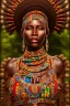 Placeholder: A photo taken from an african village "zulu", <character or scene>, kente, cinematic lighting --v 4 --q 2