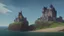 Placeholder: Stone castle by the ocean