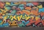 Placeholder: a graffiti mural wall with the word cell pokemon style