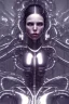 Placeholder: cyberpunk, chrome body, women, portrai, open mouth, perfect skin, tron, cyborg , perfekt, real, dream, hr giger