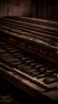 Placeholder: an old piano keyboard