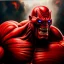 Placeholder: Ultra detailed fullbody Portrait in oil on canvas of Riot merges with Redhulk,extremely detailed digital painting, extremely detailed face,crystal clear Big eyes, mystical colors ,perfectly centered image, perfect composition, rim light, beautiful lighting,masterpiece,8k, stunning scene, raytracing, anatomically correct, in the style of robert e howard and Ken Kelley and Ohrai Noriyoshi and Simon Bisley and tomzj1