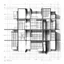 Placeholder: technical plan of the building for 50 squares, drawing with dimensional lines, signatures of rooms and squares