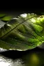 Placeholder: Organic leaf became metallic