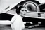 Placeholder: [photo by Helmut Newton] Princess Leia close to her spaceship