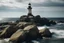 Placeholder: Lighthouse standing tall above a rocky coast