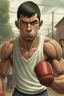 Placeholder: a young ex boxer fighting immigrant , with havy past in a long path and chalenges as book cover