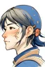 Placeholder: profile picture of ayanokoji with sukuna markings