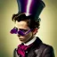 Placeholder: Timothée Chalamet willy wonka,sunglasses, top hat, mask