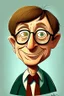 Placeholder: Bill Gates CEO, formerly Microsoft , cartoon 2d