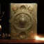 Placeholder: cover of an ancient ornate intricate spell book, cinematic, realistic, intricate details, photorealistic, octane render, 256K artstation