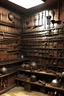 Placeholder: wall of old weaponry and armour