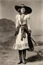 Placeholder: You can’t talk about the ladies of the Wild West without Annie Oakley. At the height of her fame, Annie was a headliner in Buffalo Bills’ Wild West Show. Widely known as “Little Sure Shot” Oakley, she was an incredible sharpshooter and world-renowned master of dangerous trick shots. She could shoot a cigar from the lips of willing participants, and hit targets over her shoulder using only a mirror to aim.