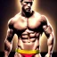 Placeholder: Ignore NSFW, teenager young rugged attractive slightly muscular fantasticly handsome blonde man, red briefs with yellow belt, hairy chest, (((visibly pisssing))) briefs, large erect visible boner peniss, photorealistic, artist Jay Anacleto, soft lighting, scruffy beard