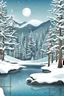 Placeholder: a snowy nature illustration