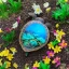 Placeholder: turtle and flower sea and mountain