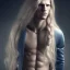 Placeholder:  man with long blond hair, full body, sports setting, ethereal, soft lighting