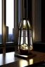 Placeholder: gaming table lamp inspired by dubai tower buliding architecture modern stlye. geometric form