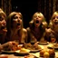 Placeholder: Horror movie shot, hot, ultra realistic, dine, tongues, ultra chaos, realistic hot blonde women, party, pieces of meat, tongue, organs, hot dynamic, very excited people, hypermaximalist figures, light, 1970's Italian horror movie, sinister,, Dario Argento, Stanley Kubrik, ornate, 4k, photorealism