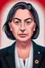 Placeholder: Portrait of powerful female politician