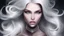 Placeholder: a woman white hair luxury stlye