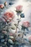 Placeholder: English watercolor, tea roses, drawing, beautiful landscape, fog, many details, delicate sensuality, realistic, high quality, work of art, hyperdetalization, professionally, filigree, silver haze, hyperrealism, professionally, transparent, gently pastel tones, backlight, contrast, fantastic, fabulous, unreal, translucent, glowing, clear lines, epic fabulous, 30mm lens, ISO 100, pixel graphics