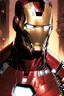 Placeholder: A comic portrait of Iron Man, from Marvel Comics