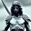 Placeholder: White Sculpture aragorn, full body, greek sculpture style, full body, fresco background, hyper realistic, 8k,