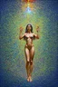Placeholder: tethered to divine energy; surrealism; optical art