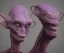 Placeholder: Purple alien horror