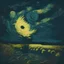 Placeholder: wane of summer van gogh style dark