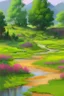 Placeholder: easy landscape paint