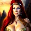 Placeholder: Ultra detailed fullbody Portrait in oil on canvas of beautiful busty Red Sonja ,extremely detailed digital painting, extremely detailed face,crystal clear Big Glowing eyes, mystical colors ,perfectly centered image, perfect composition, rim light, beautiful lighting, 8k, stunning scene, raytracing, anatomically correct, in the style of robert e howard and Ken Kelley and Ohrai Noriyoshi and Simon Bisley and tomzj1