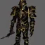 Placeholder: Black gold armour paladin